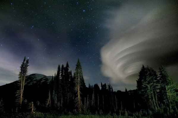 Удивительные формы облаков